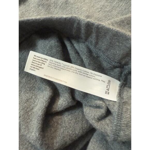 Eileen Fisher Nwt Cozy Brushed Terry Pocketed Slouch Ankle Pants Ash Plus 3X - Picture 6 of 9